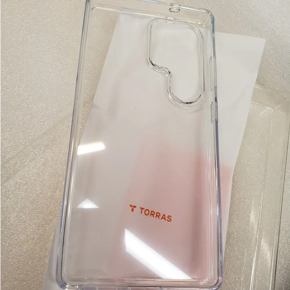 TORRAS Clear Case for Samsung Galaxy S25 Ultra with Replacement Buttons